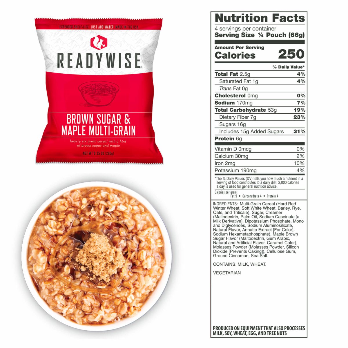 Emergency Food Supply Ready Grab Bag - ReadyWise at Uppercut Tactical